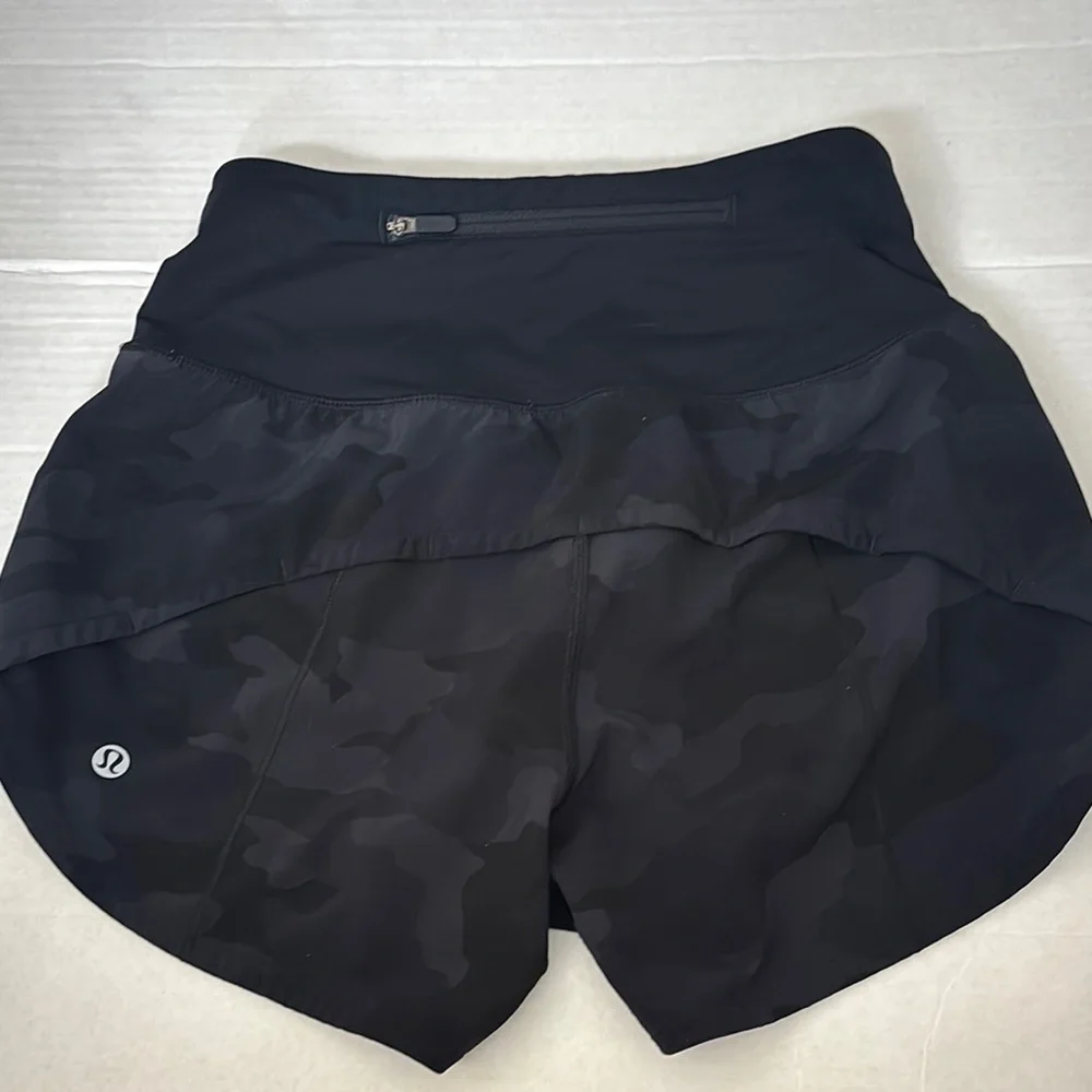 lululemon athletica Black Camo Athletic Shorts - Picture 2 of 10